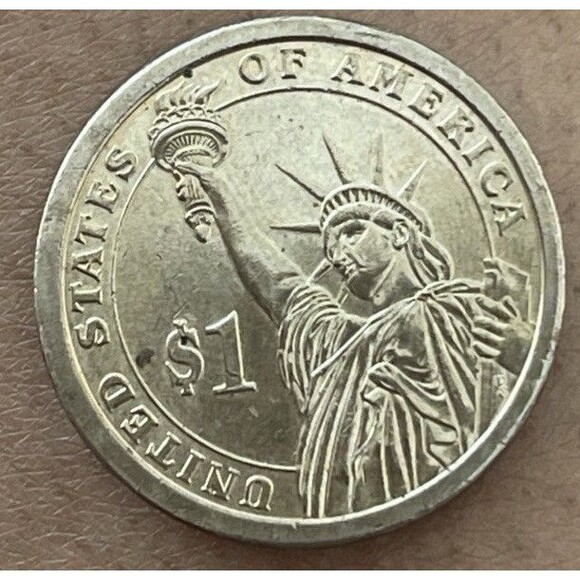 2009 Zachary Taylor Presidential Golden Dollar Coin - Picture 3 of 8